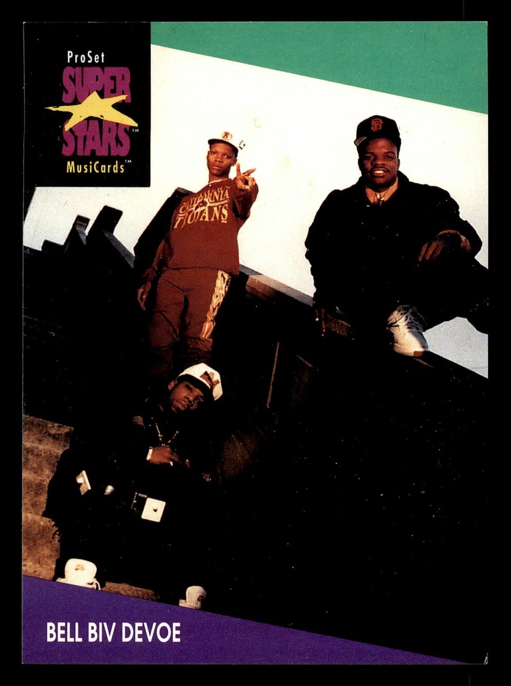 1991 Pro Set SuperStars MusiCards #109 Bell Biv DeVoe Card